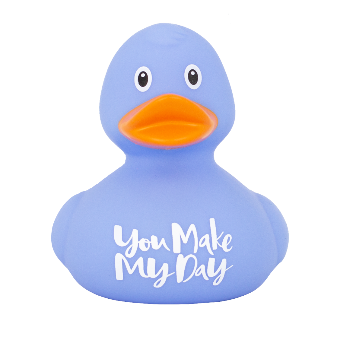 "you make my day" Ente, blau